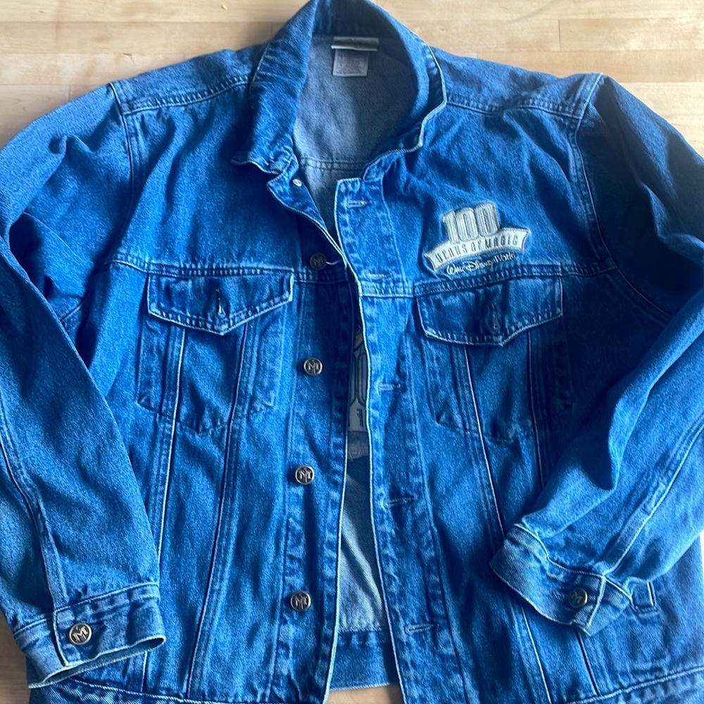 Rare 100 Year Walt Disney World Jean Jacket